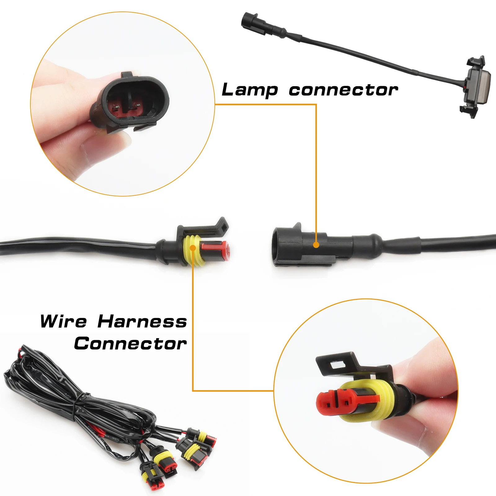 Car Grille Light Car LED Front Grill Light Universal DRL Warning Daytime Running Lamp for Toyota Ford Off-Road Pickup Truck - Image 2