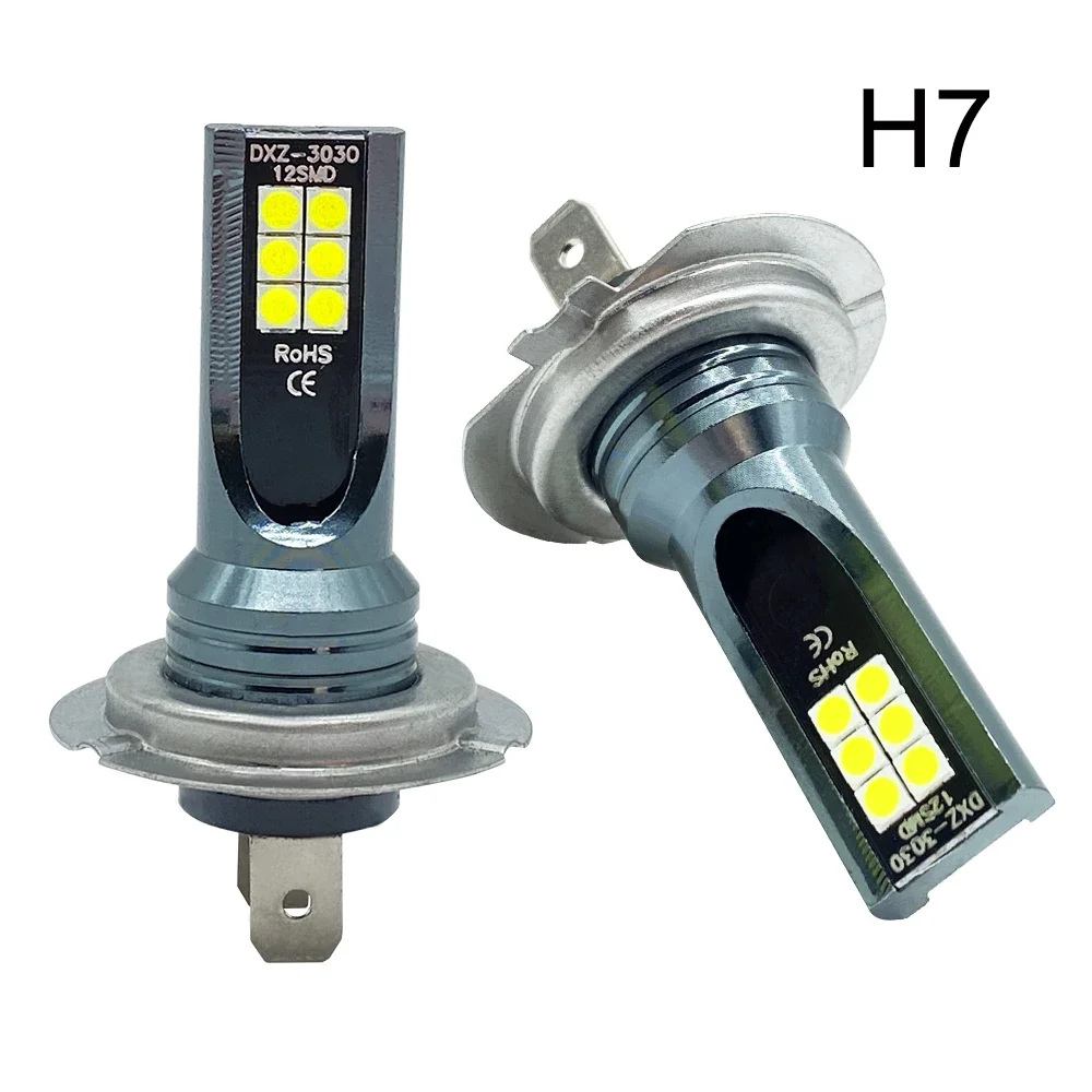 2Pcs H4 H7 LED Headlight H11 H8 H9 H10 H1 H3 Car Fog Light Bulbs 9005 9006 Auto Driving Running Lamps 12000LM 80W 12V - Image 3