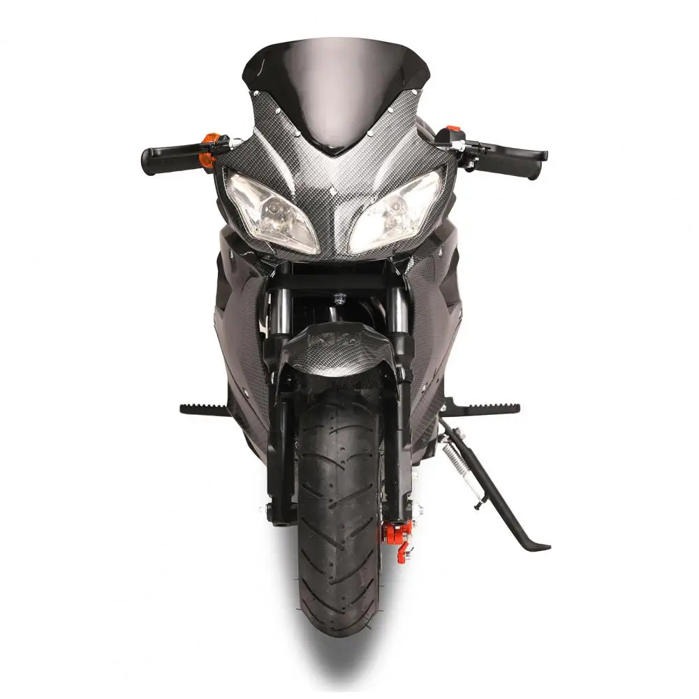 49cc 4-Stroke Pocket Rocket Motorcycle Mini Motorcycle Gas Pocket Motorbike with Front Rear Disc Brakes Racing Max Speed 25MPH - Image 3